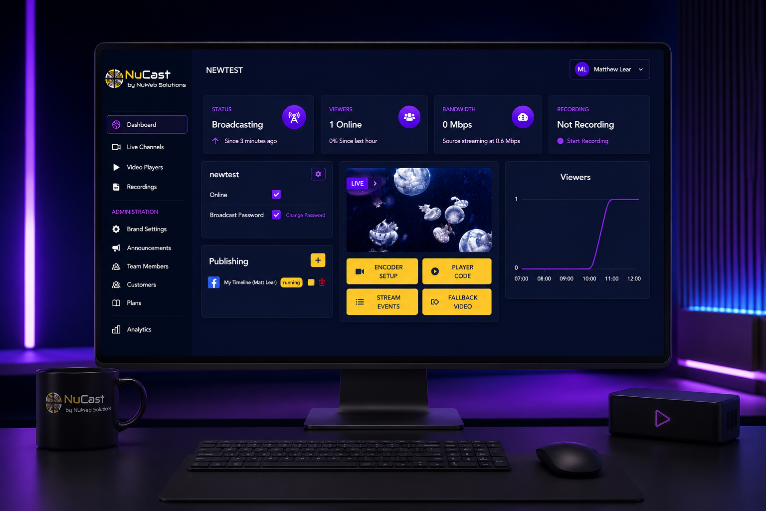 NuCast Cloud Video